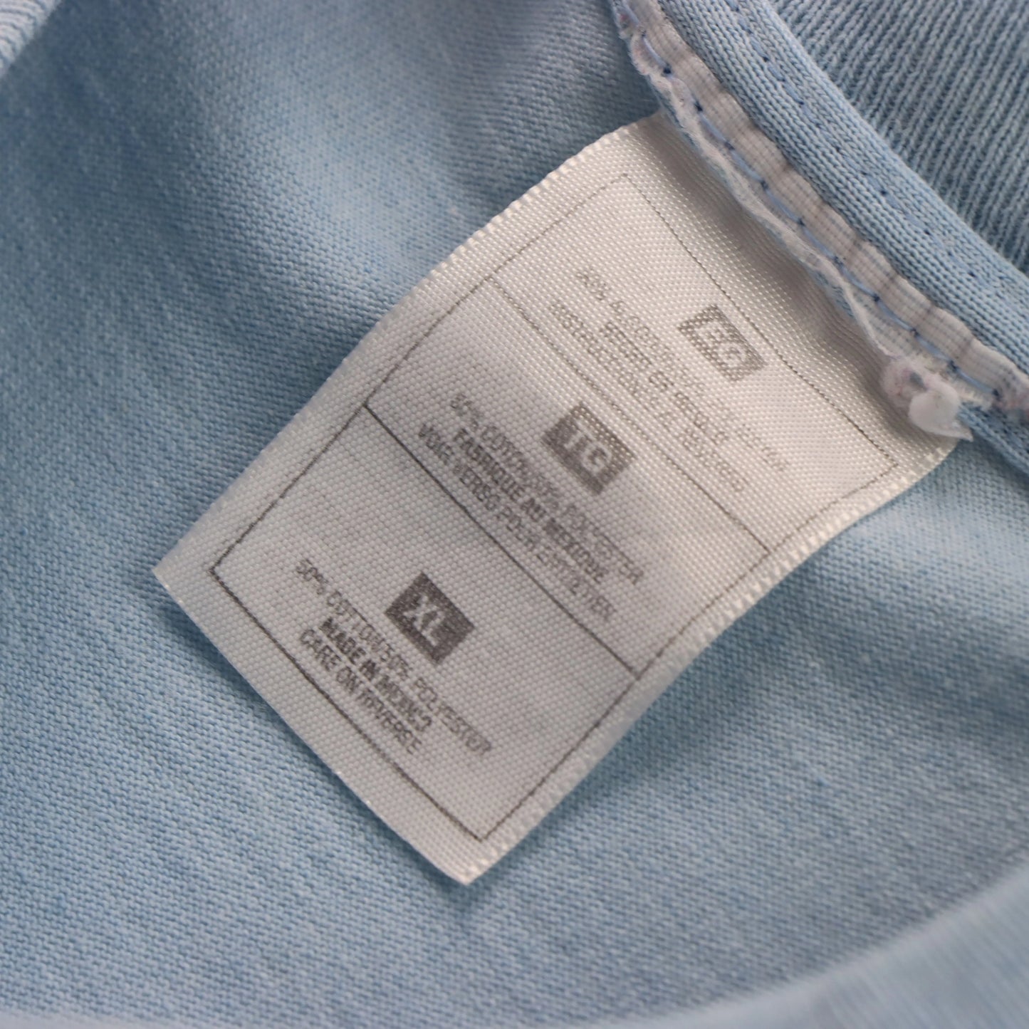 Vintage Cowboy Boots Western 'Ring Side' 50/50 Single Stitch Blue T-Shirt (XL)