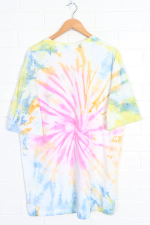 REEBOK Rainbow Tie Dye T-Shirt (XL)