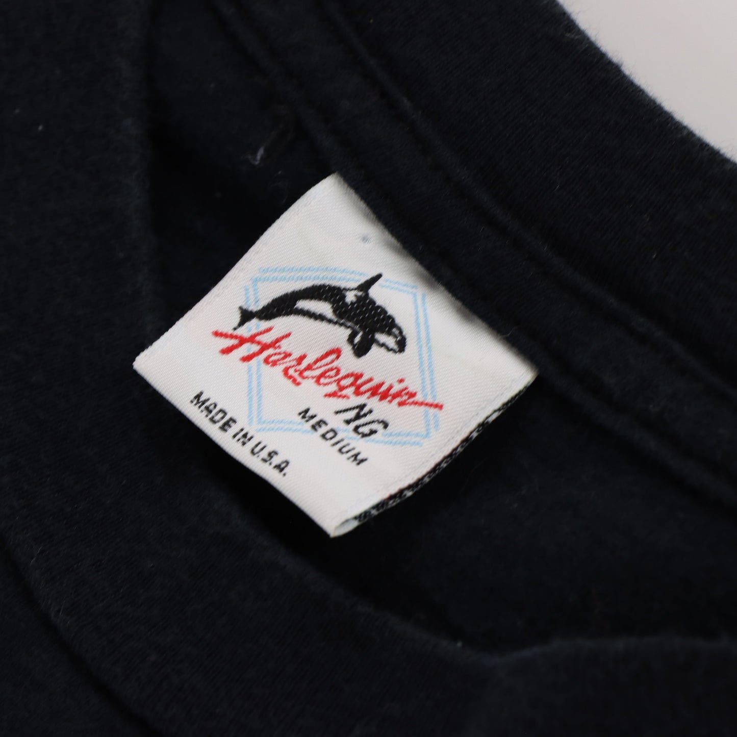 Vintage 1990 Harlequin Space Whale Ocean Two Sided USA Made T-Shirt  (S-M) Vintage Sole Melbourne