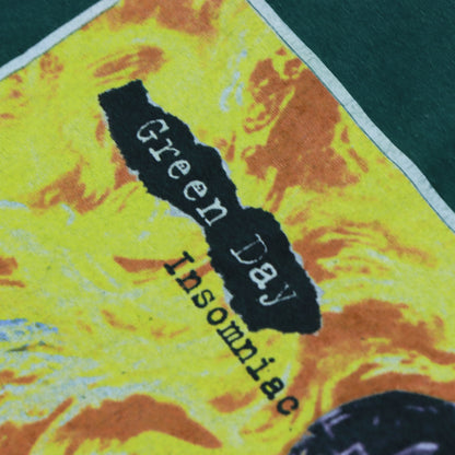 Vintage GREEN DAY 'Insomniac Tour' 1995 Album Cover USA Made Band T-Shirt (XL) Vintage Sole Melbourne