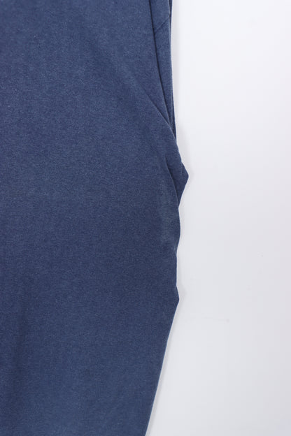 NIKE Swoosh Red & Navy Felt Logo Tee (XXL)