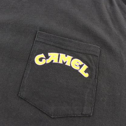 Vintage 1992 Camel Cigarettes Joe & Motorcycle Single Stitch Front Pocket Tee USA Made (XL) Vintage Sole Melbourne