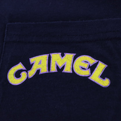 Vintage 1992 Camel Cigarettes Joe & Motorcycle Single Stitch Front Pocket Tee USA Made (XL) Vintage Sole Melbourne