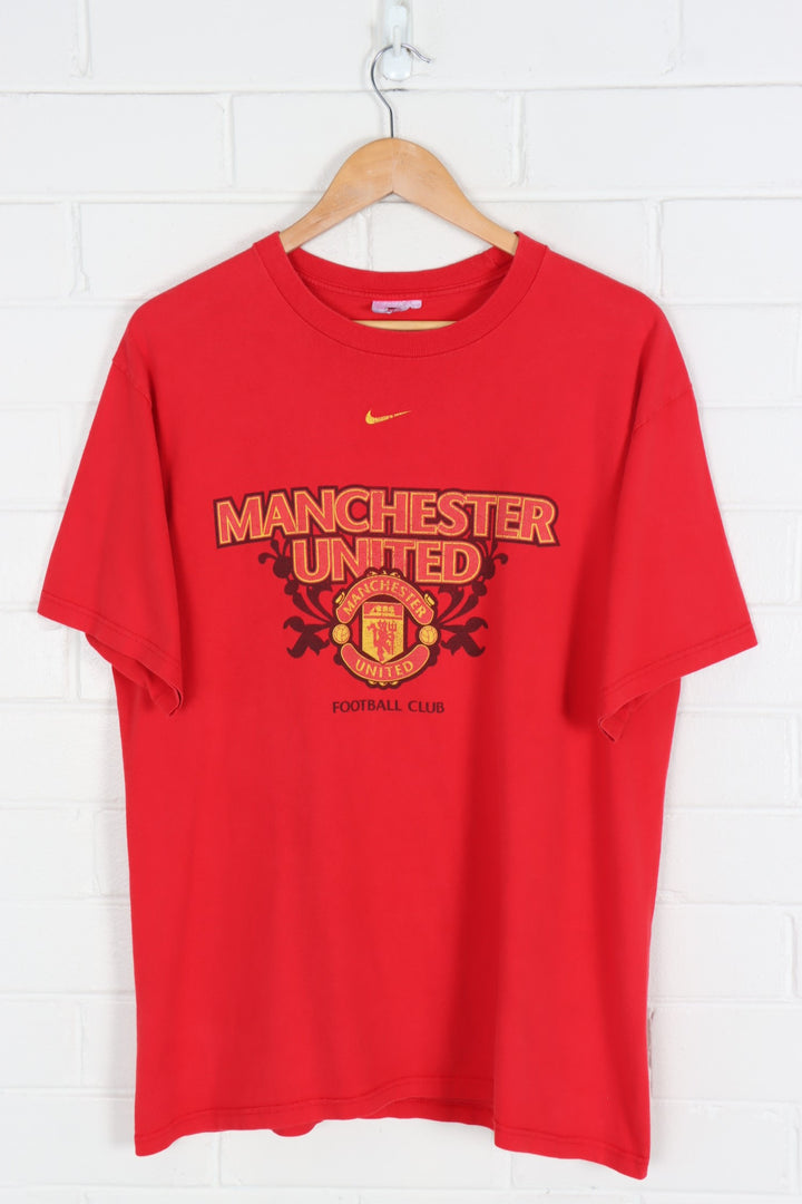 Manchester United NIKE Centre Swoosh Y2K T-Shirt (M-L)