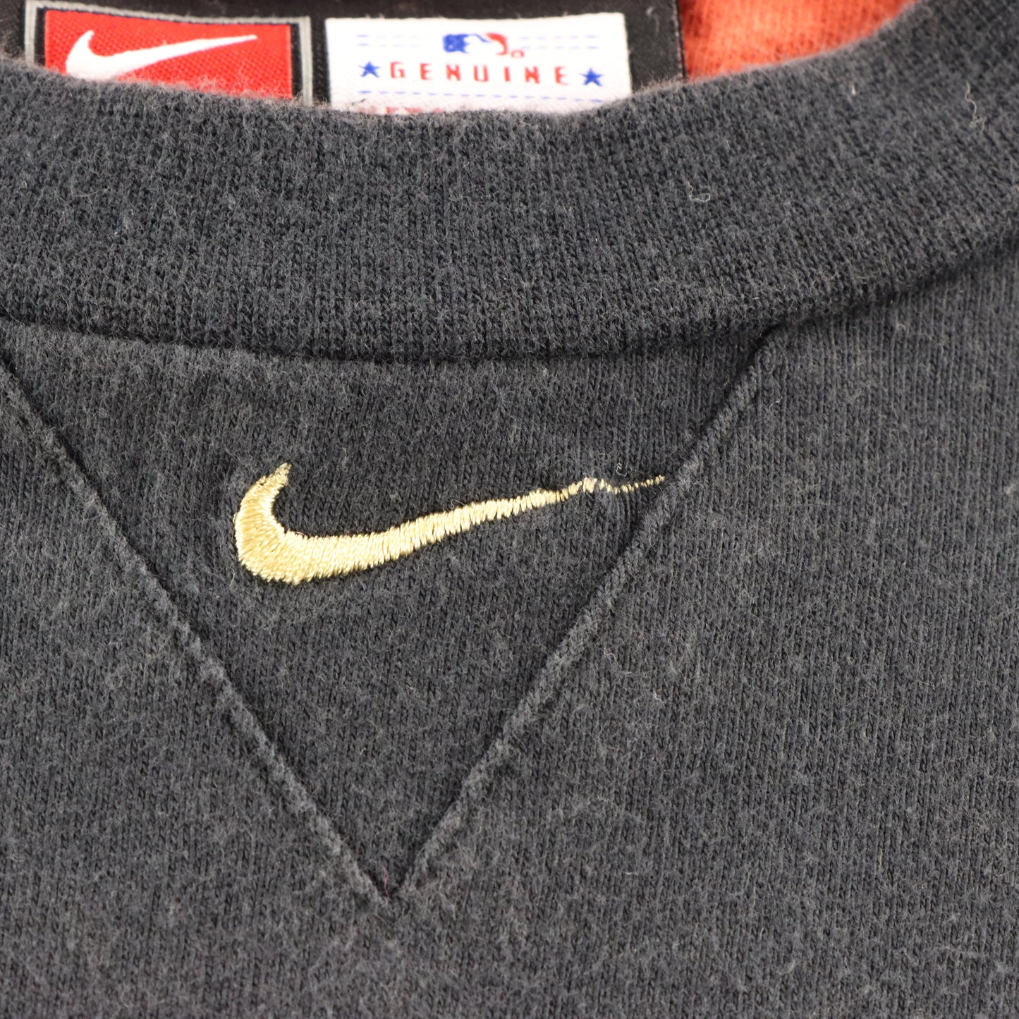 NIKE Genuine Merchandise Houston Astros Embroidered Centre Swoosh MLB T-Shirt (L) Vintage Sole Melbourne