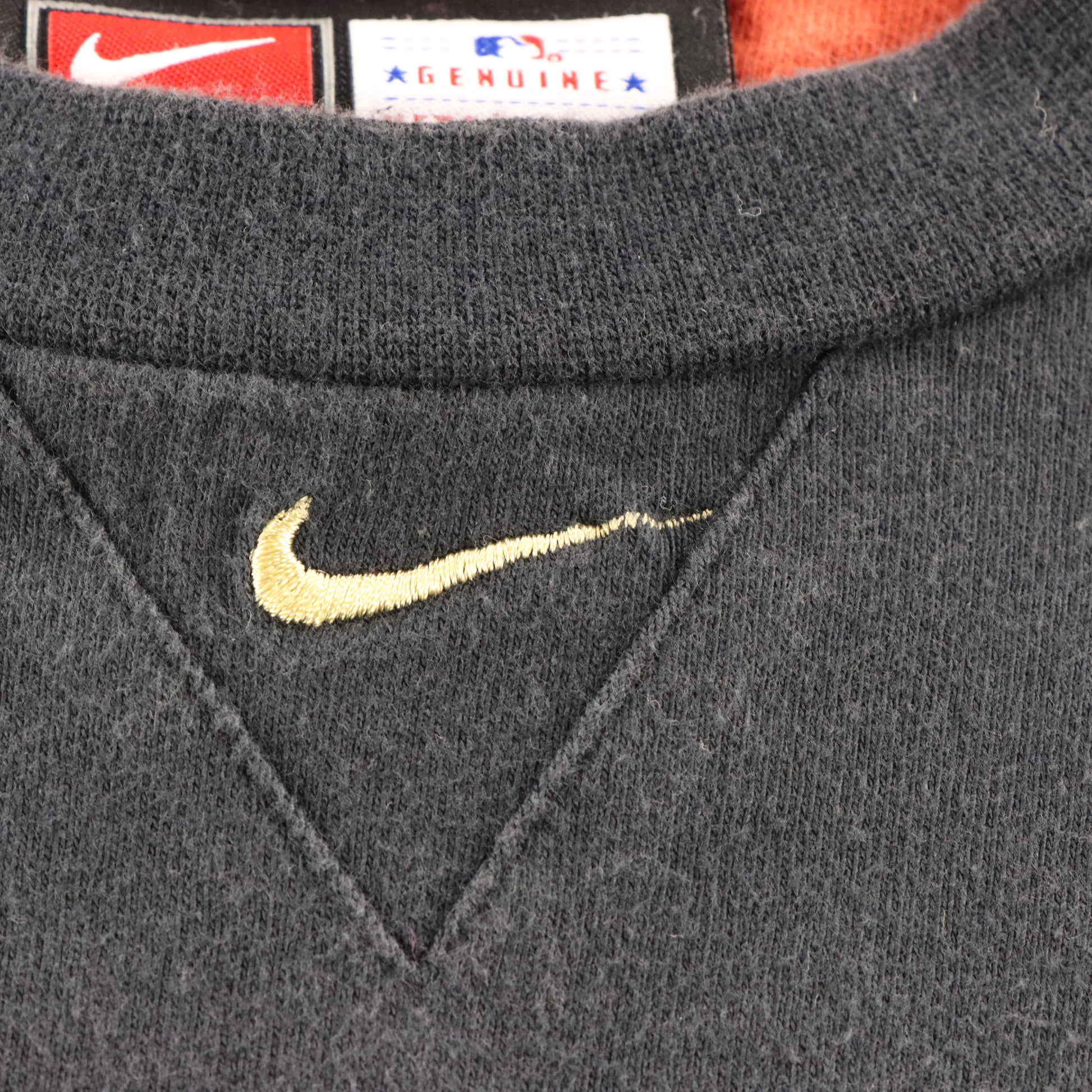 NIKE Genuine Merchandise Houston Astros Embroidered Centre Swoosh MLB T-Shirt (L) Vintage Sole Melbourne