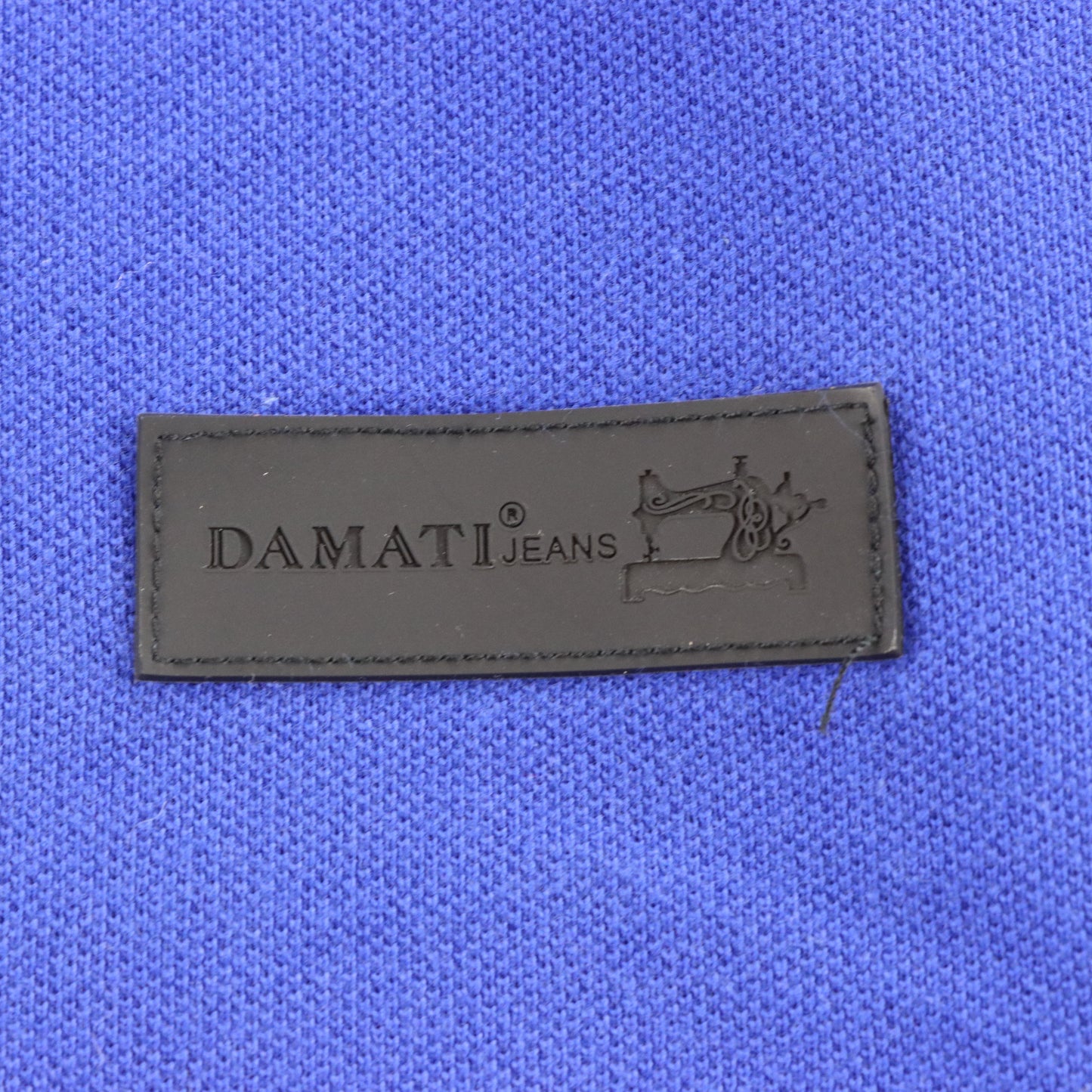 DAMATI Embroidered Silver Flying Owl Blue & White Polo Shirt (XXL) Vintage Sole Melbourne