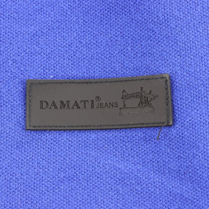DAMATI Embroidered Silver Flying Owl Blue & White Polo Shirt (XXL) Vintage Sole Melbourne