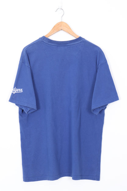 NIKE Centre Swoosh LA Dodgers Embroidered Baseball Tee (L)