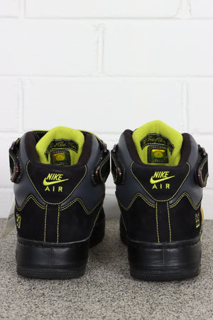 NIKE AIR JORDAN Fusion 5 Black / Cactus Sneakers (10.5)