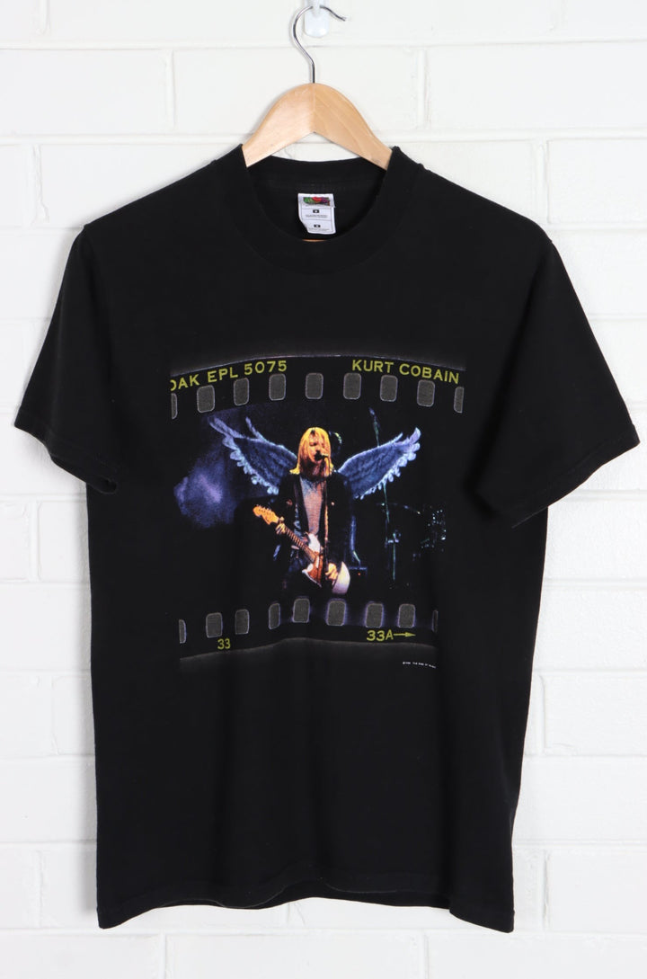 1999 Kurt Cobain Nirvana "The End Of Music" Angel Wings T-Shirt (M)