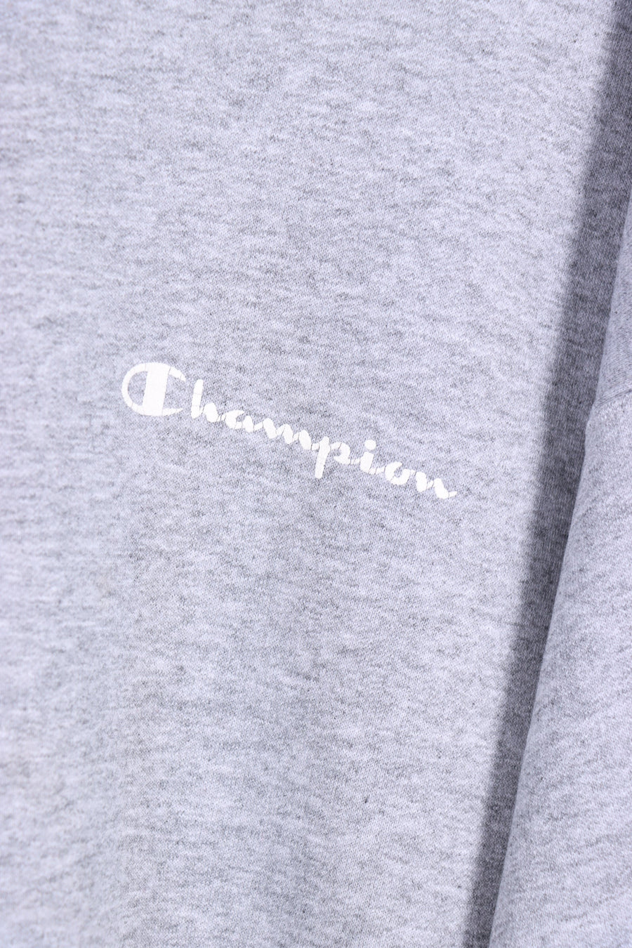 CHAMPION Spell Out Logo Grey Sweatshirt (XL)