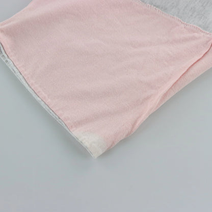 Vintage 90's 'Sleepless In Seattle' Movie Promo Grey & Pink Cuffable Sleep Tee (L)