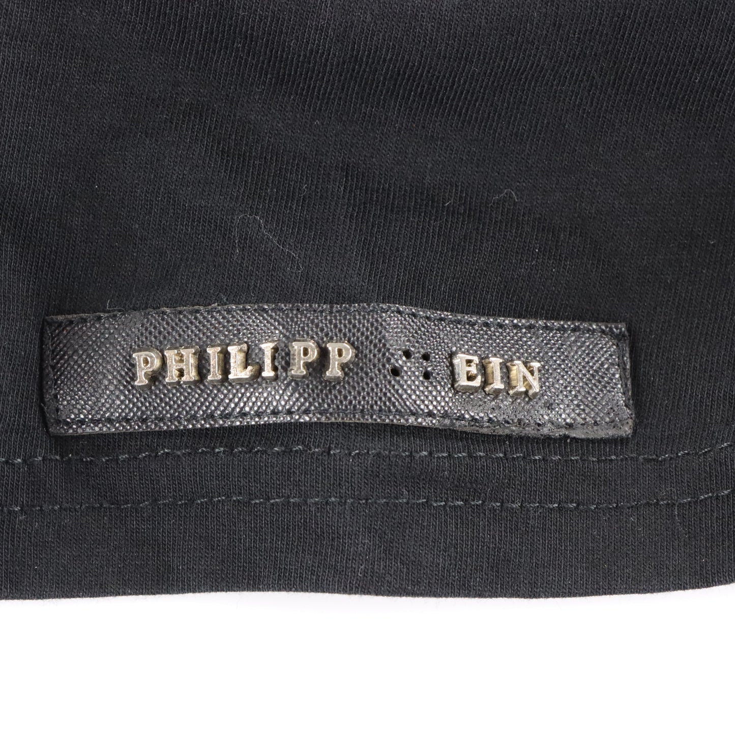 PHILIPP PLEIN Embellished Silver & Red Skull Black T-Shirt (M) Vintage Sole Melbourne