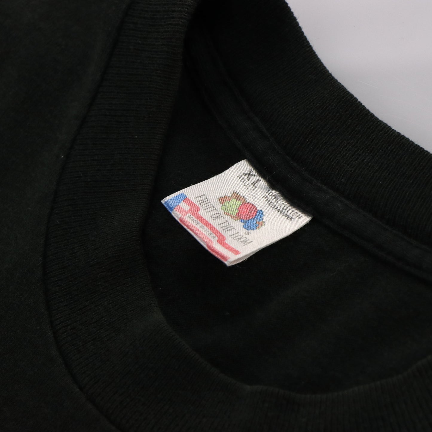 Vintage 'Stress' Description Humour Single Stitch Black T-Shirt (XL) Vintage Sole Melbourne