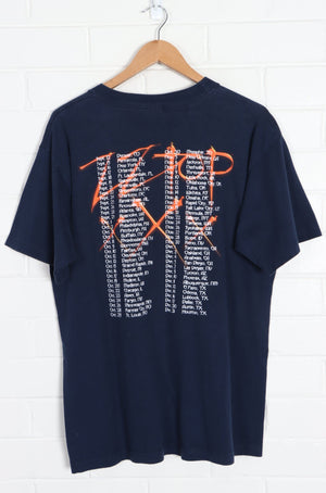 ZZ Top XXX Tour Front Back T-Shirt (L)