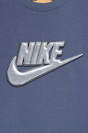 NIKE 3D Swoosh Logo Casual T-Shirt USA Made (L)