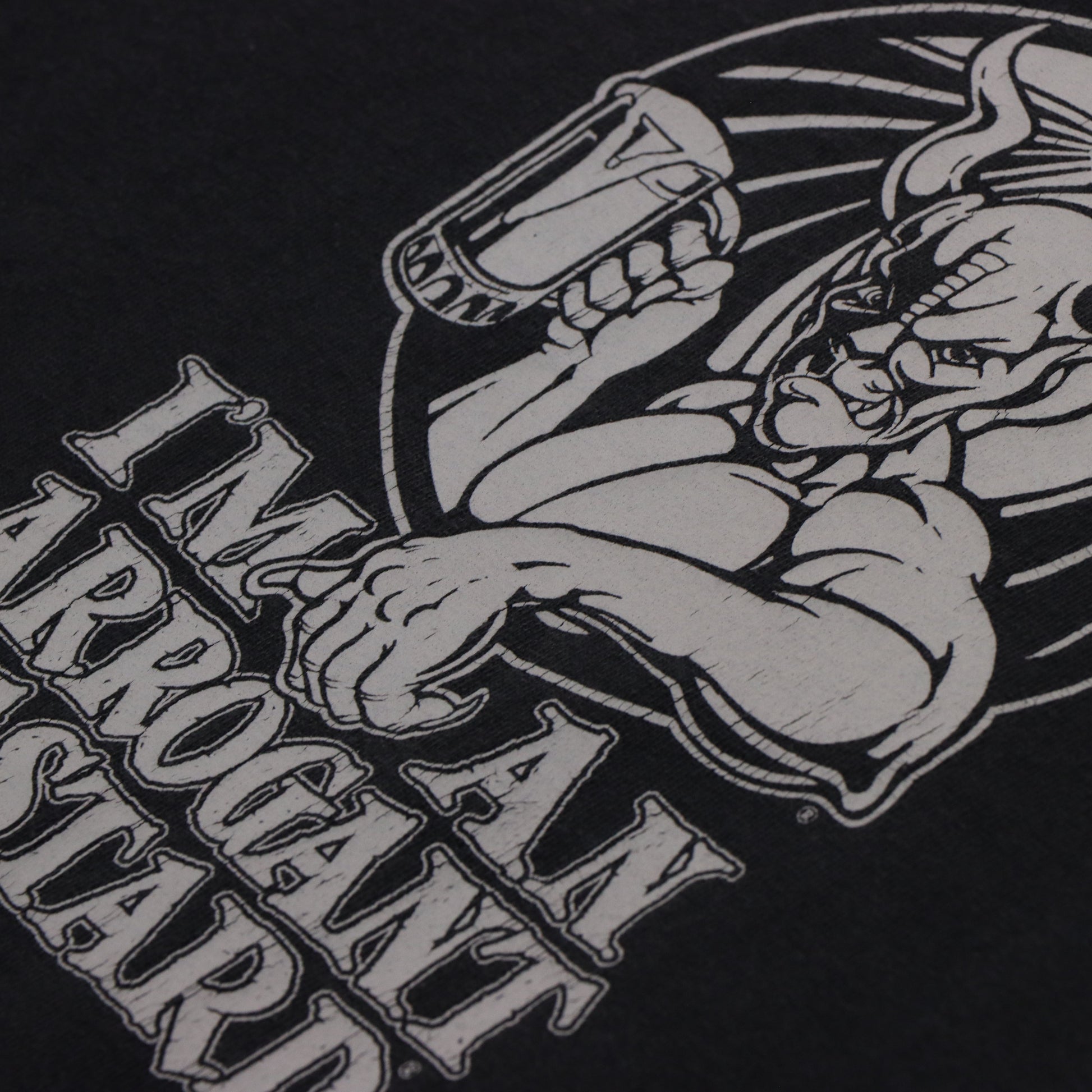 Vintage ARROGANT BASTARD Stone Brewing Ale Faded Long Sleeve T-Shirt (XL) Vintage Sole Melbourne
