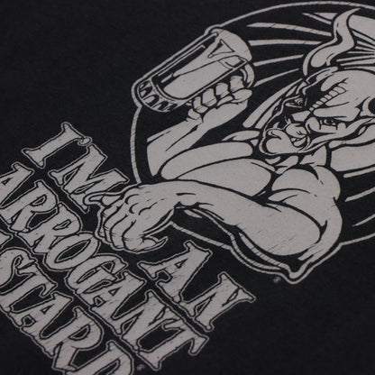Vintage ARROGANT BASTARD Stone Brewing Ale Faded Long Sleeve T-Shirt (XL) Vintage Sole Melbourne
