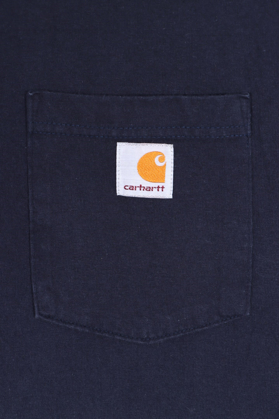 CARHARTT Dark Navy Blue Front Pocket T-Shirt (3XL)