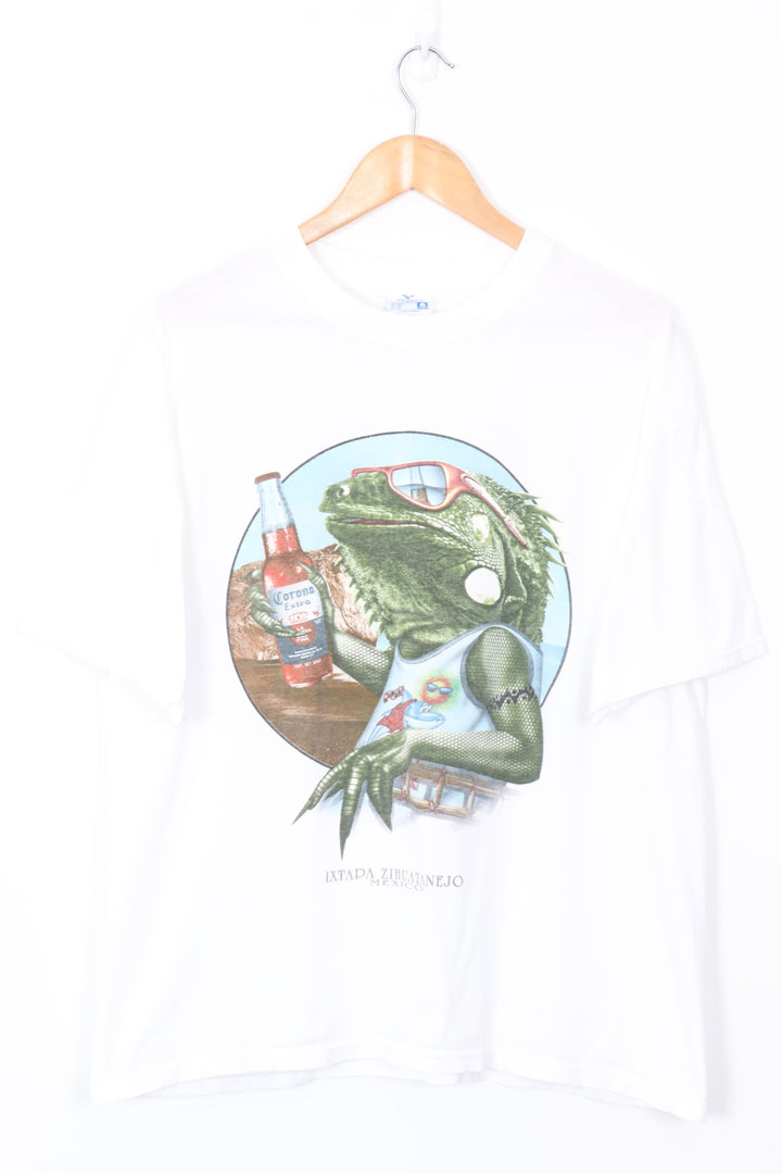 Corona Extra Lizard in Mexico Beer Promo Tee (XL)