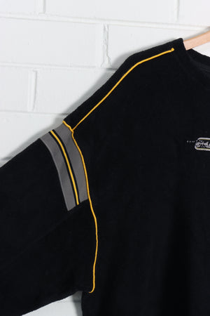 DISNEY Tigger Winnie The Pooh Yellow & Black Sleeve Stripe Fleece (XXL)