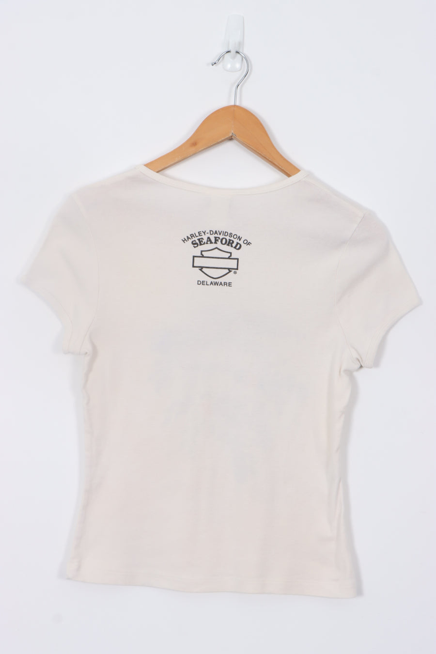 Traditional Tattoo Style Eagle Rose HARLEY Tee (Women's M)