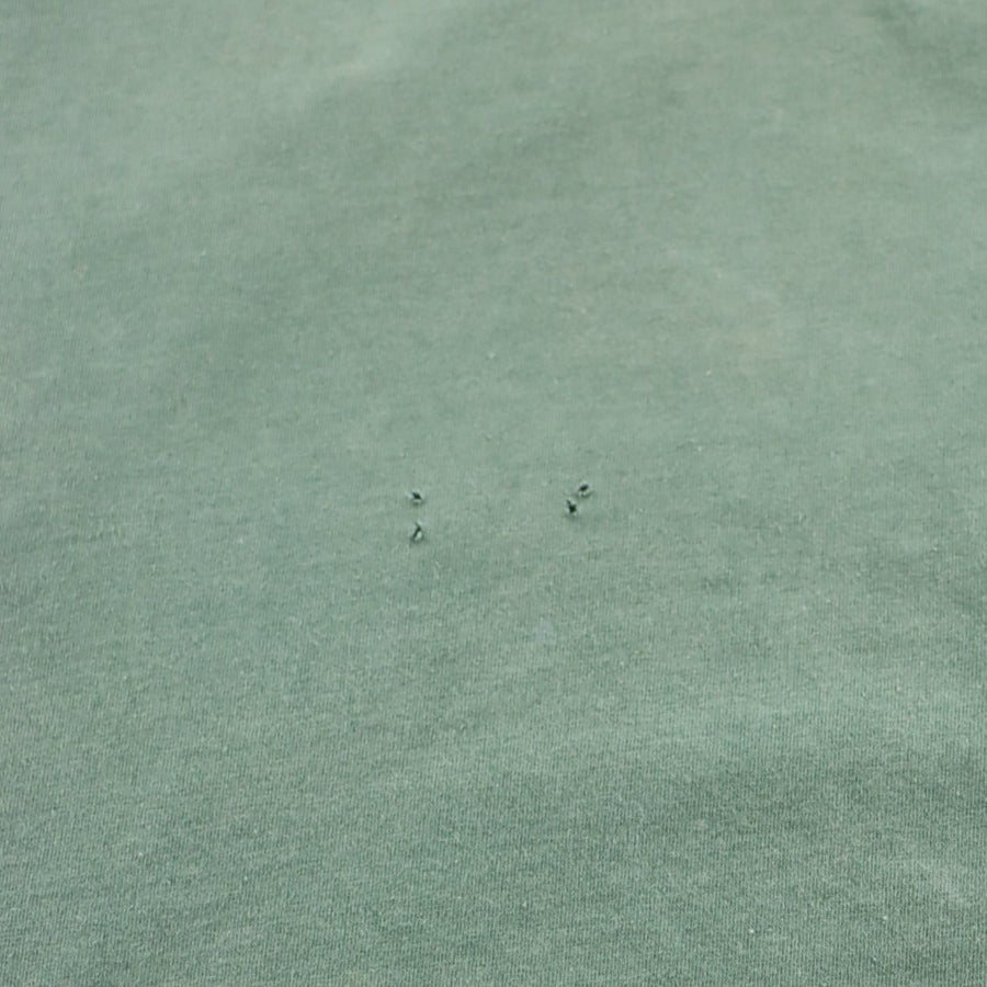 NIKE Embroidered Swoosh Logo Standard Fit Green T-Shirt (L)