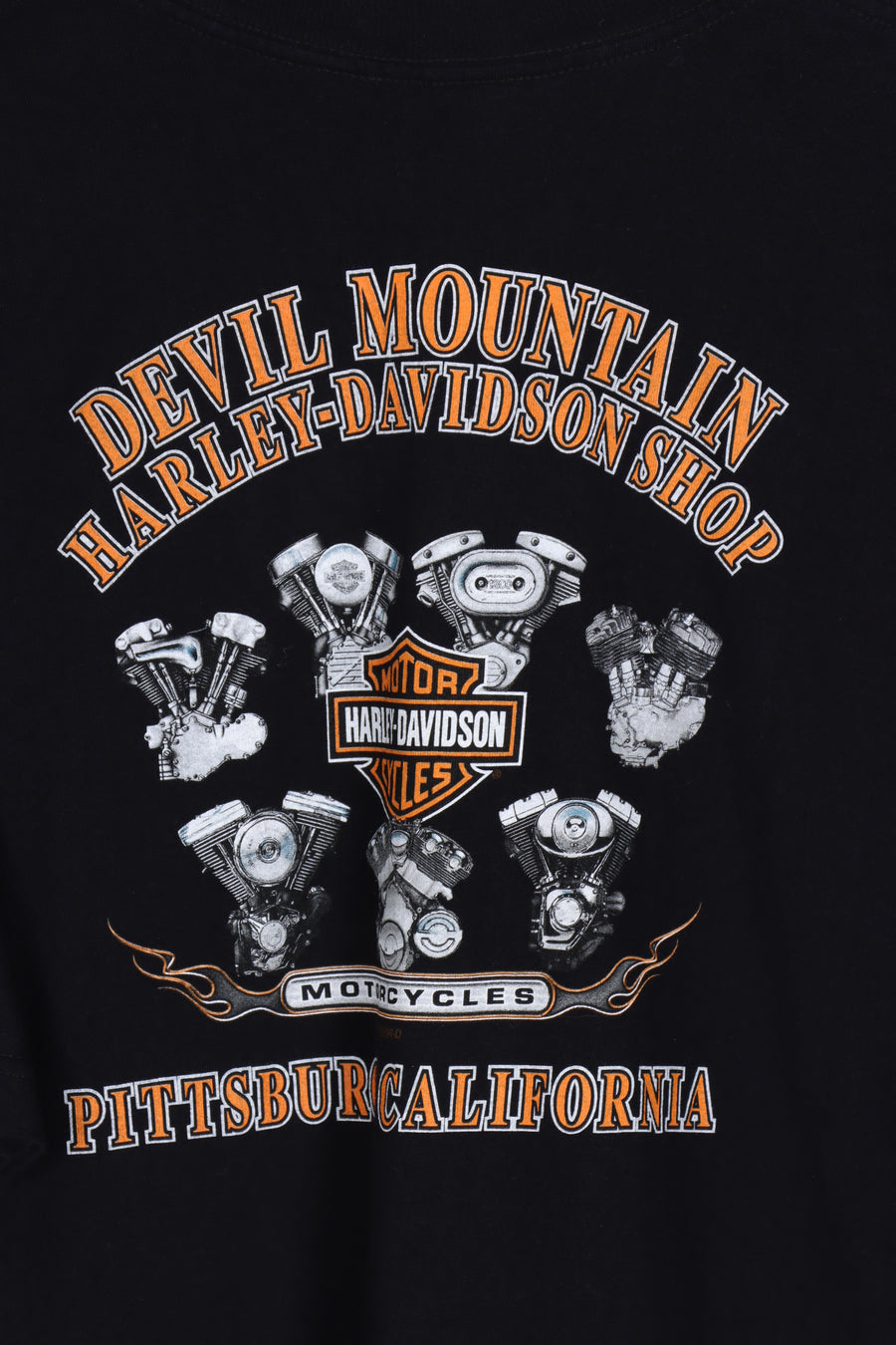 HARLEY DAVIDSON Devil Mountain Pittsburgh Engine Graphic Tee (XL)