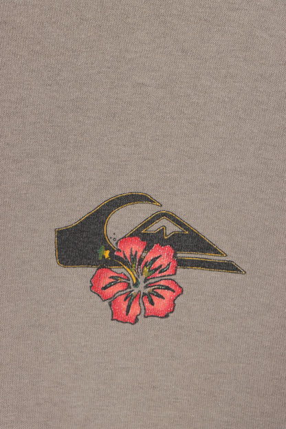 QUIKSILVER Surf Hawaii Boardriders Hibiscus Tee USA Made (M)