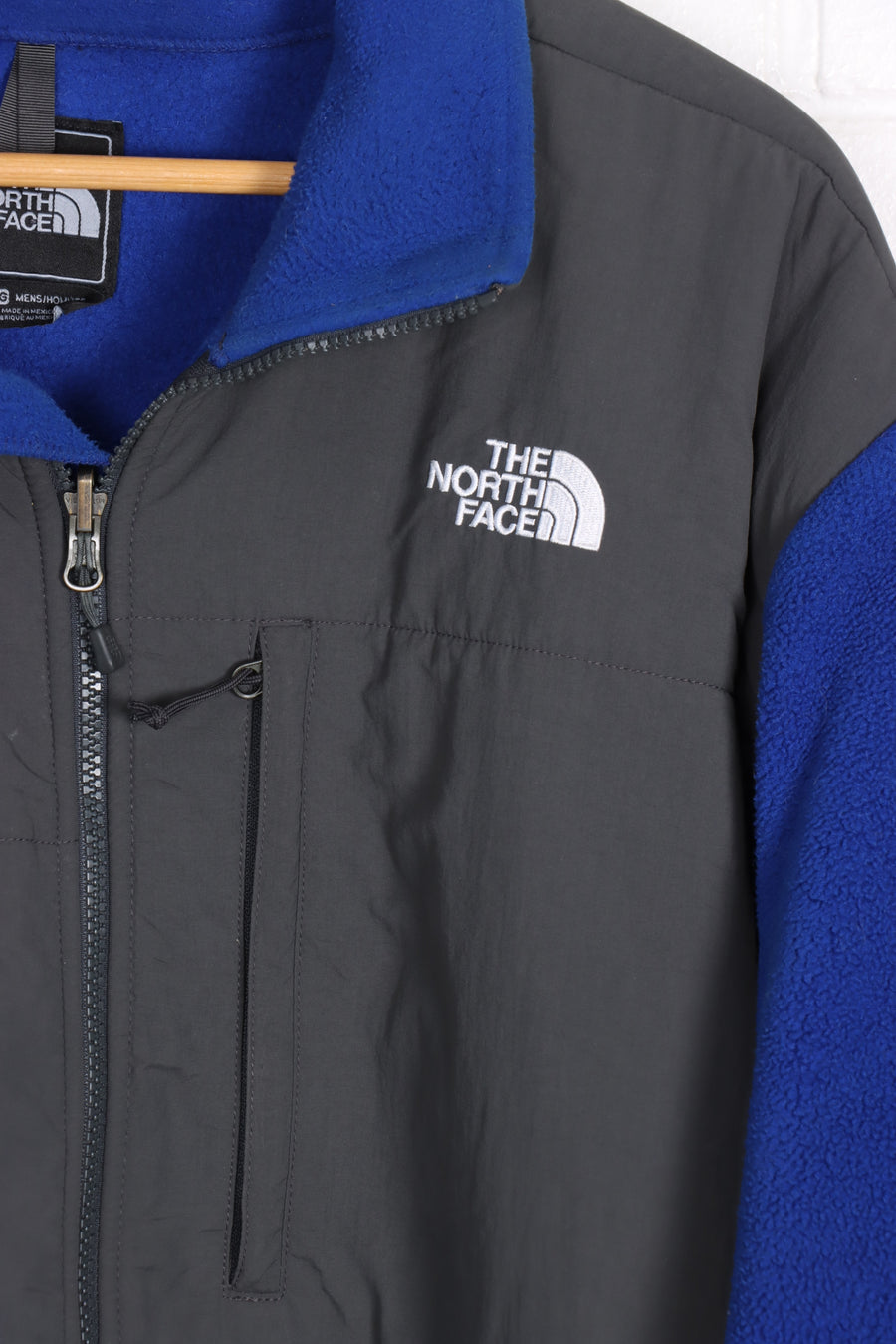 Royal Blue THE NORTH FACE Embroidered Panel Fleece (XXL)