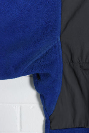 Royal Blue THE NORTH FACE Embroidered Panel Fleece (XXL)