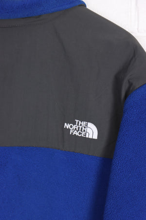 Royal Blue THE NORTH FACE Embroidered Panel Fleece (XXL)