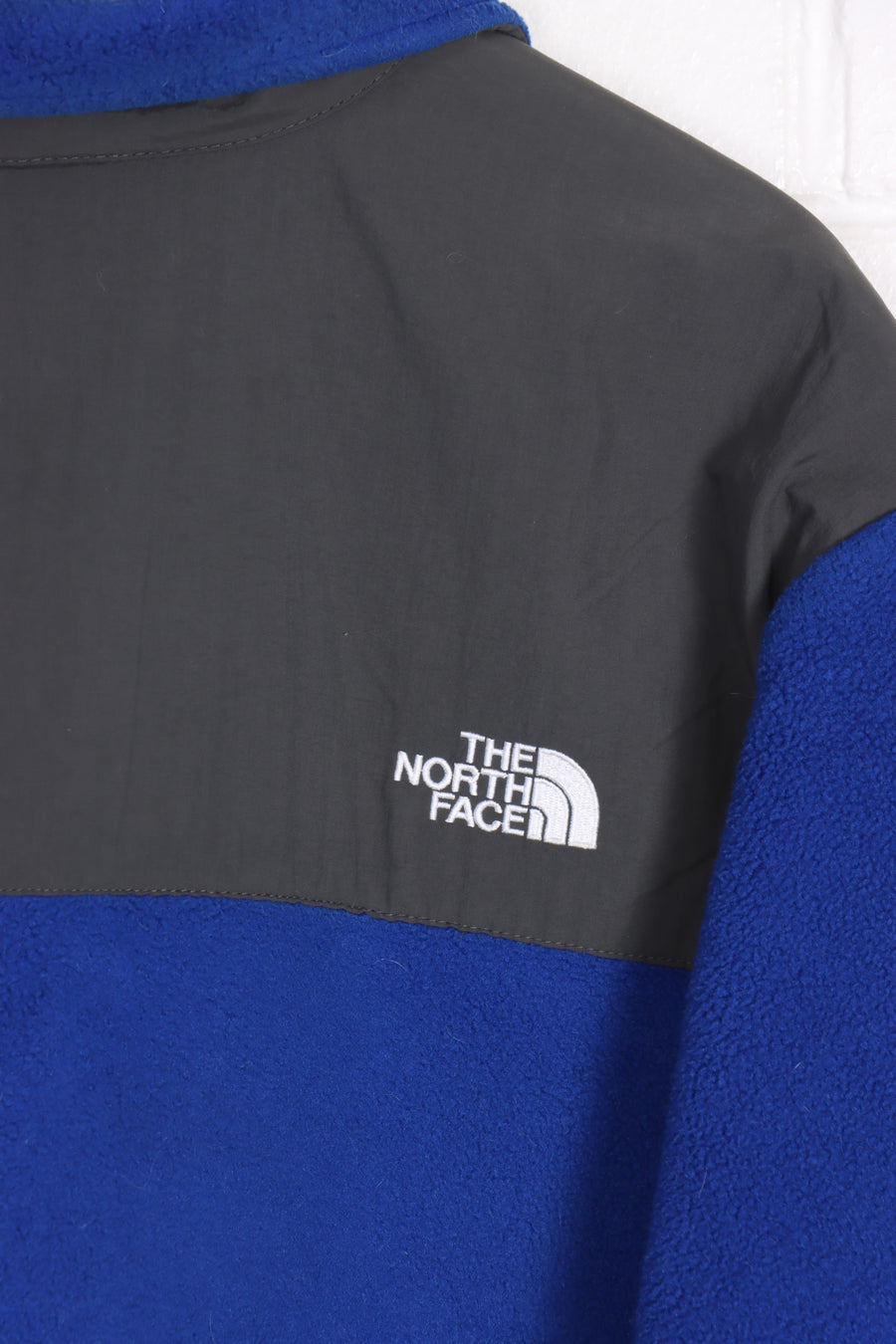 Royal Blue THE NORTH FACE Embroidered Panel Fleece (XXL)