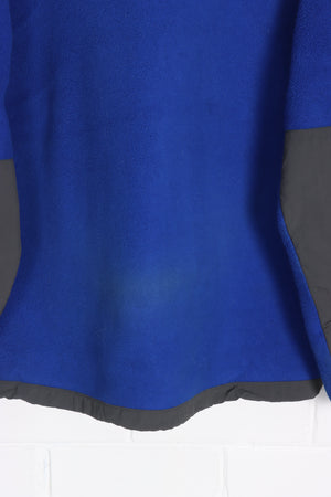 THE NORTH FACE Royal Blue Embroidered Logo Fleece (XXL)