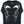 Double Bald Eagle Lightning Thunder Black T-Shirt (L)