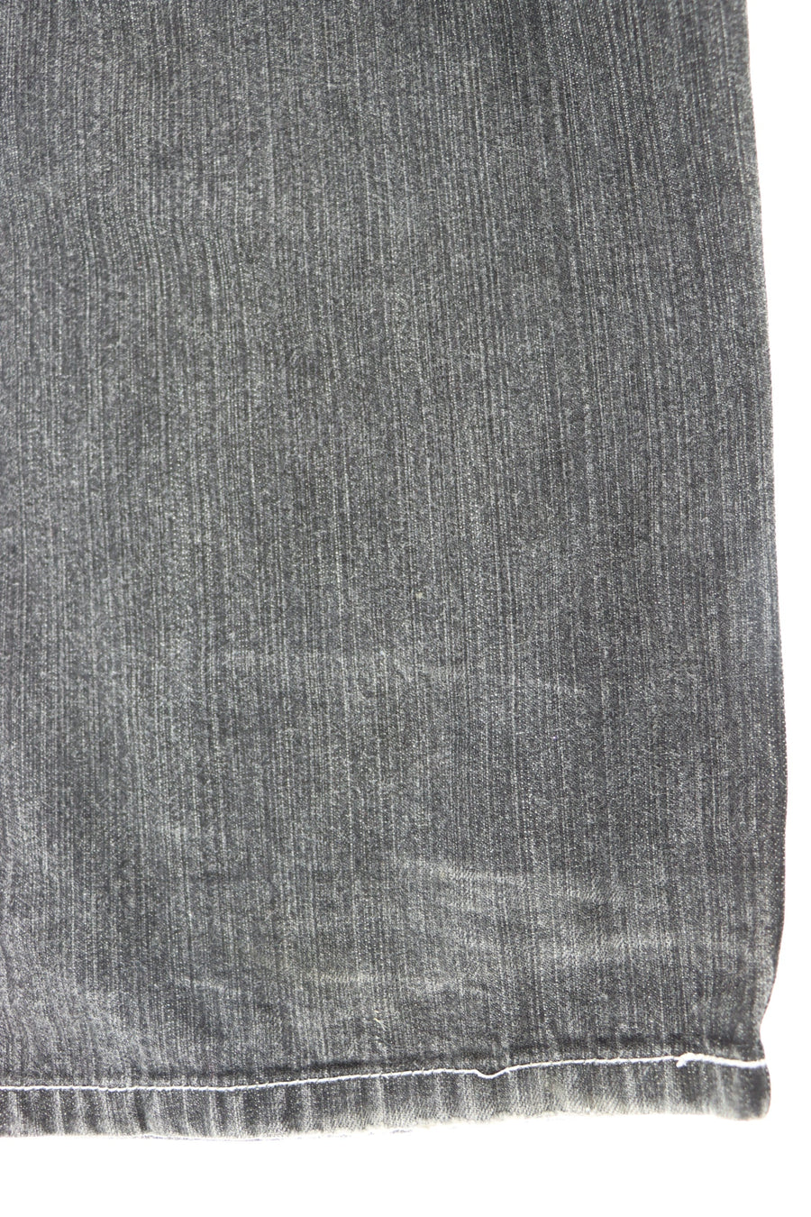 ENYCE Straight Leg Jeans with Yellow Logo Embroidered Pocket (40)