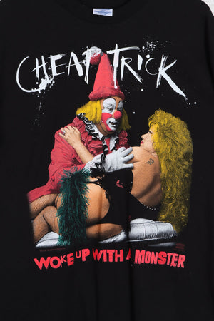Cheap Trick 1994 'Woke Up With A Monster' Front Back Single Stitch Tee (L-XL)