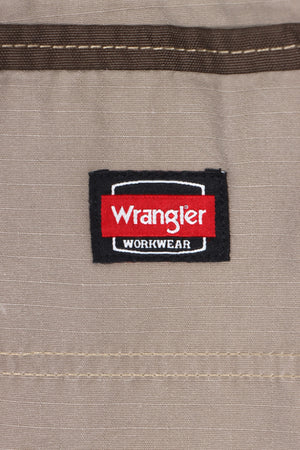 WRANGLER Workwear Taupe Cargo Carpenter Shorts (S)