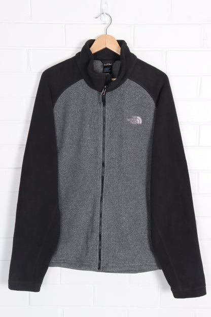 THE NORTH FACE Two Tone Grey Zip Up Fleece (XL) - Vintage Sole Melbourne