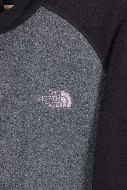 THE NORTH FACE Two Tone Grey Zip Up Fleece (XL) - Vintage Sole Melbourne