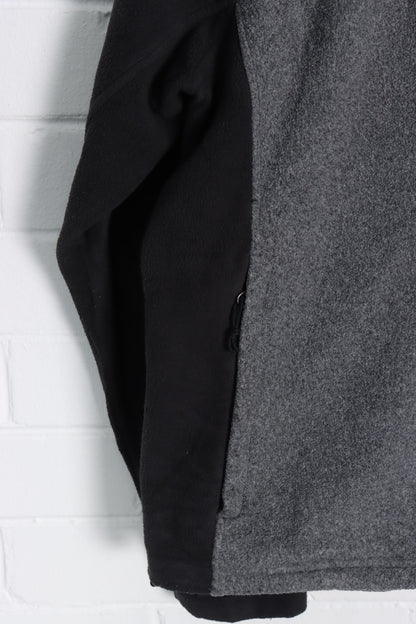 THE NORTH FACE Two Tone Grey Zip Up Fleece (XL) - Vintage Sole Melbourne