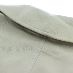 Vintage BURBERRY Long Khaki Trench Car Coat (Women's 12)