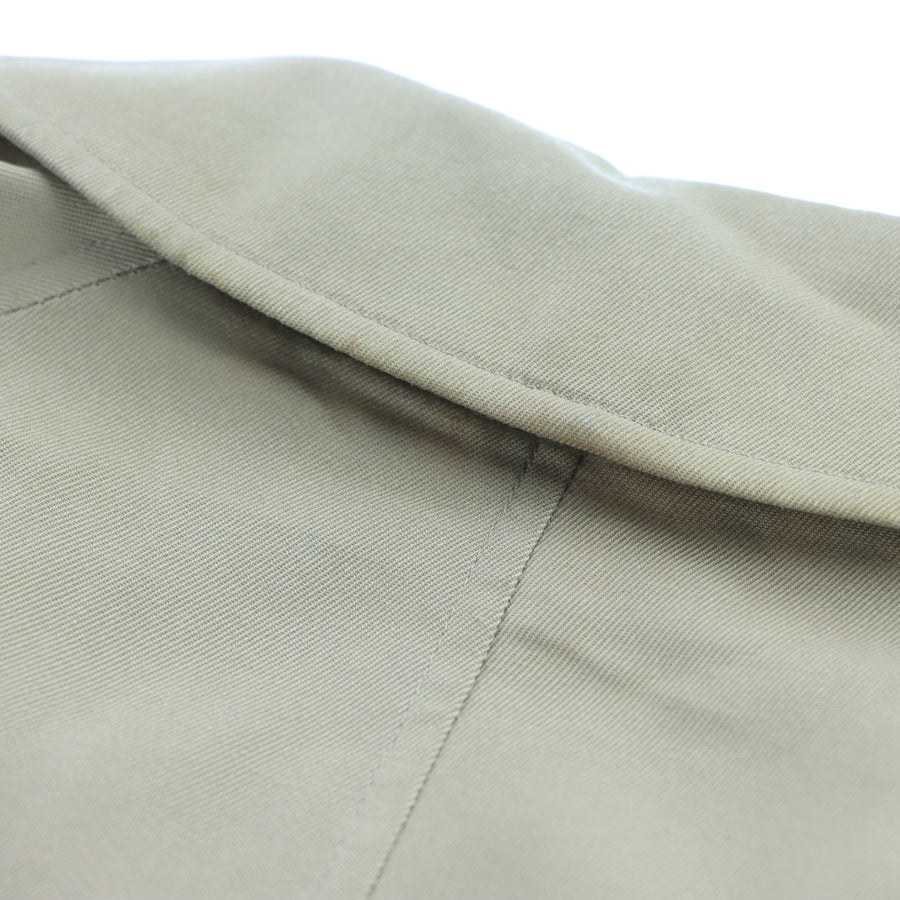 Vintage BURBERRY Long Khaki Trench Car Coat (Women's 12)