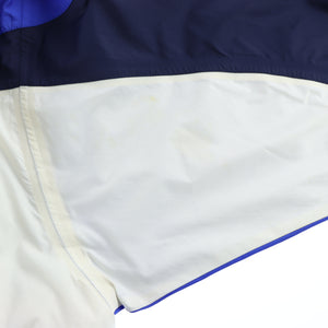 REEBOK 90s Retro Colour Block Blue Windbreaker Jacket USA Made (XXL)