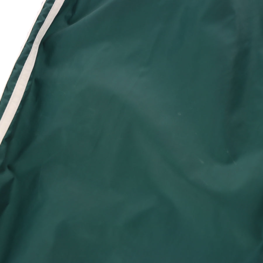 ADIDAS 3-Stripe Zipped Elastic Cuff Green Track Pants (XL)