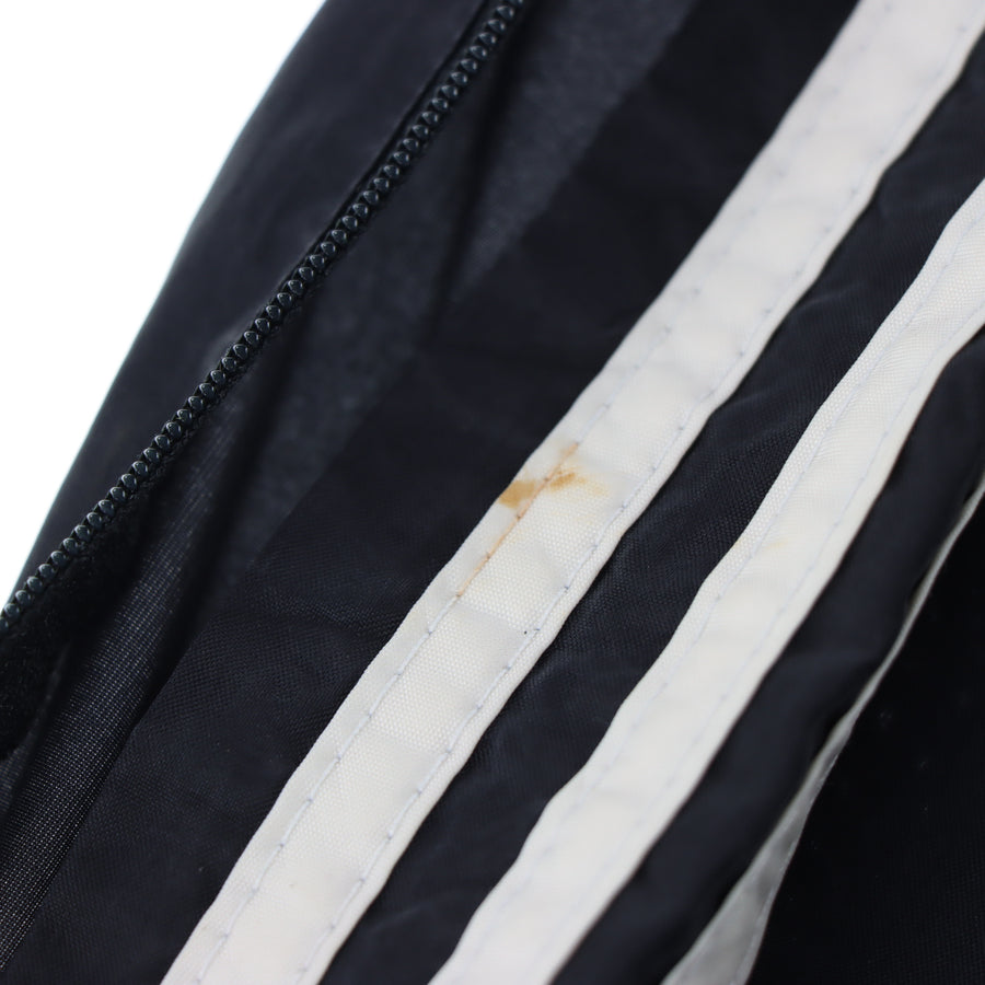 ADIDAS 3-Stipe Classic Black Zip Cuff Track Pants (L)