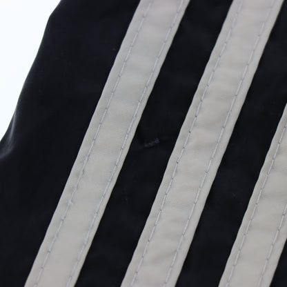 ADIDAS 3-Stipe Classic Black Zip Cuff Track Pants (L)