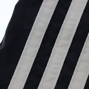 ADIDAS 3-Stipe Classic Black Zip Cuff Track Pants (L)