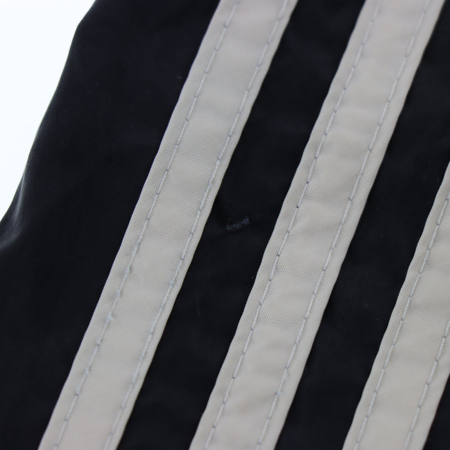 ADIDAS 3-Stipe Classic Black Zip Cuff Track Pants (L)